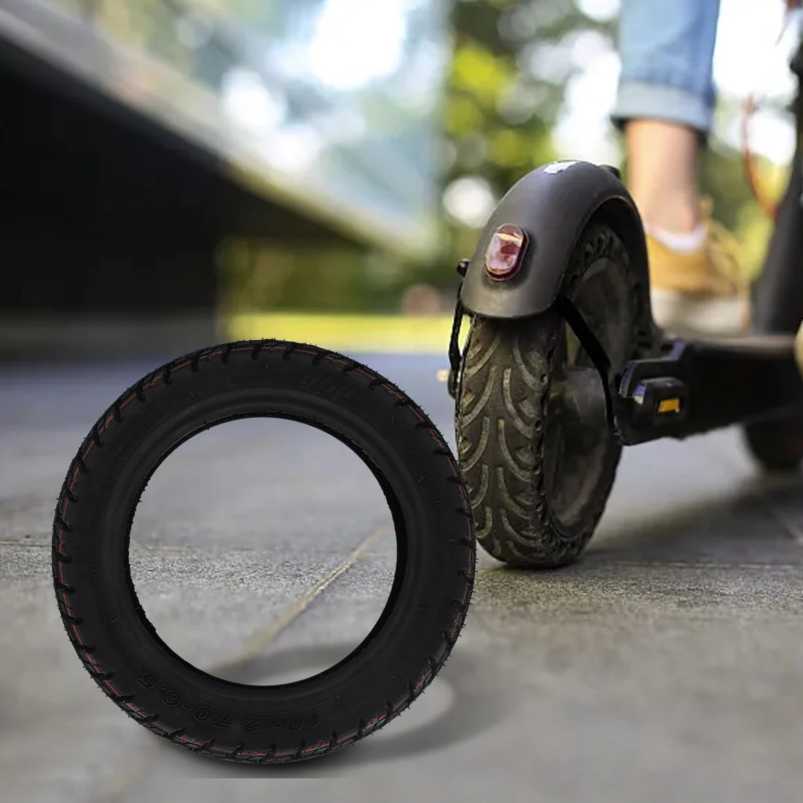 

For Dualtron 3 Scooter Inch 10x2.70-6.5 Cycling Parts Electric Scooter Accessories Replacement Self-Repair Tires