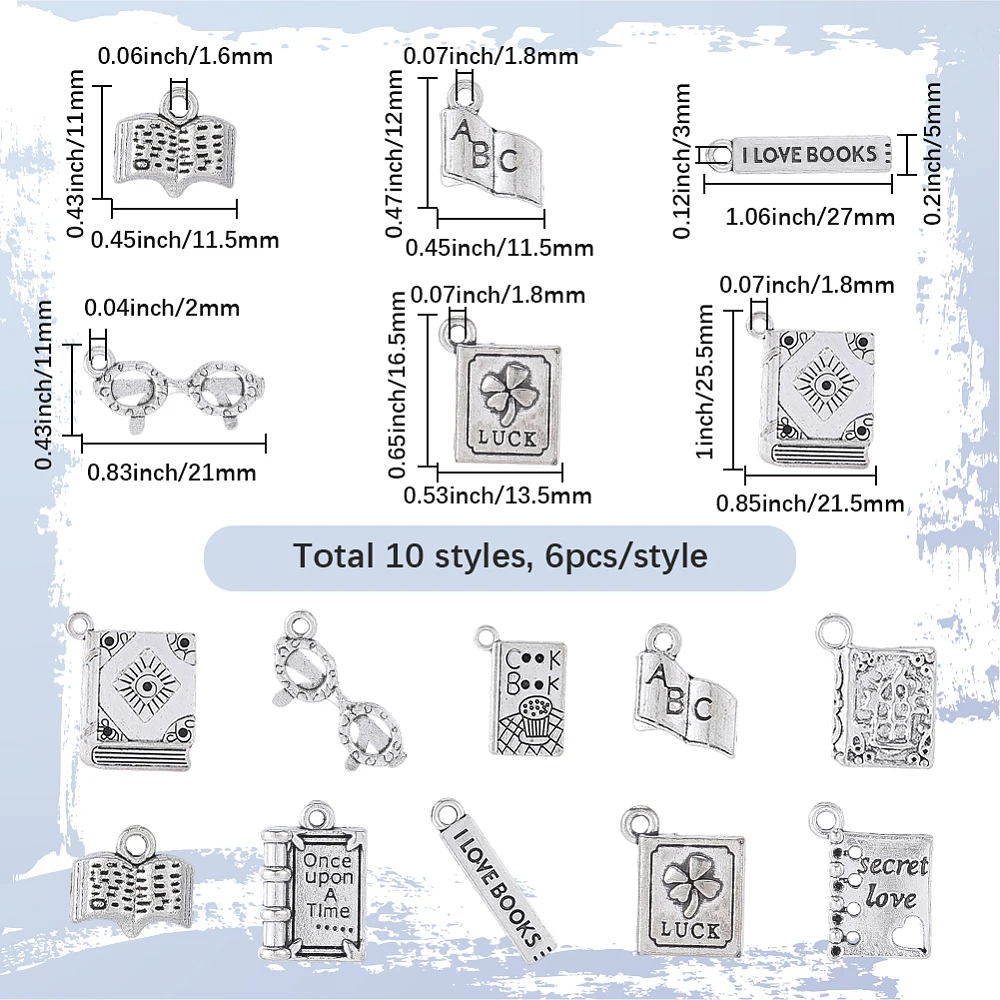 60 шт. подвесок для браслетов  – обзор и цена Jewelry Making Classes