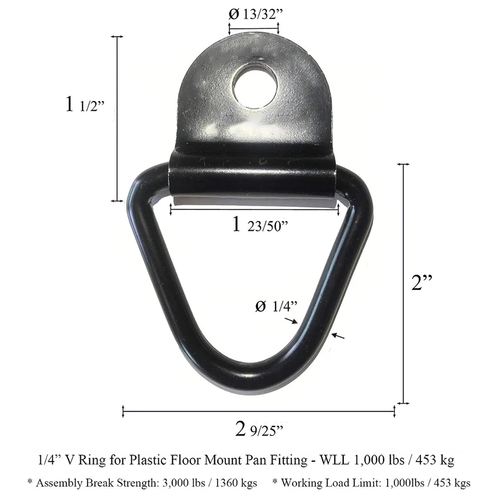4 قطعة سرير شاحنة الثقيلة التعادل أسفل المراسي خواتم مقطورة البضائع حبل الترباس على السطح التعادل أسفل المراسي التقاطات السكك الحديدية الملحقات