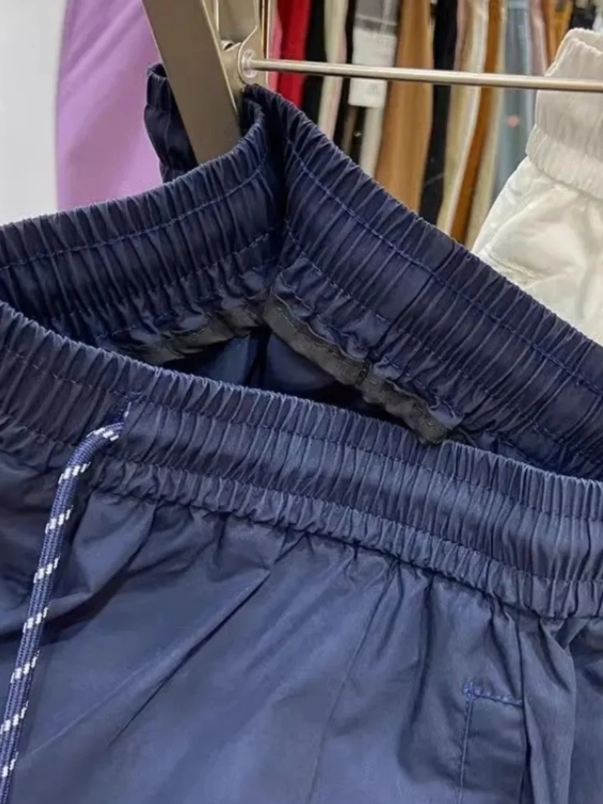 فضفاض مستقيم الساق هارلان أبي السراويل الرجال عالية الخصر مستقيم ملابس العمل واسعة الساق بنطلون عادية فضفاض صالح حجم كبير 300 Pou #5