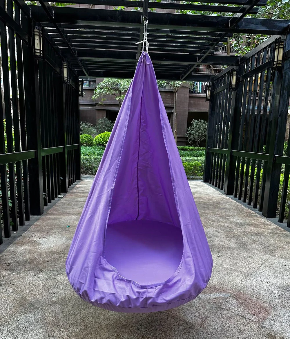 Children\'s 100cm Outdoor Inflatable Hammock Swing Durable And Easy to Carry Indoor Inflatable Cushion Hanging Chair Small Tent