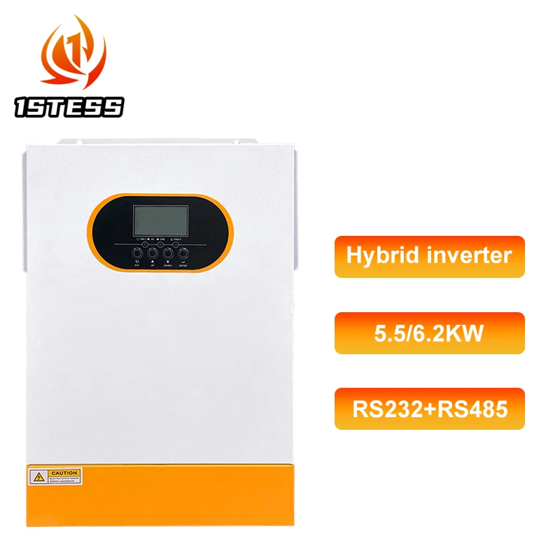 Wholesale 48V hybrid inverter 5.5KW solar inverters MPPT On/Off Grid 5.5KVA 6.2KVA 6.2kw hybrid solar inverter