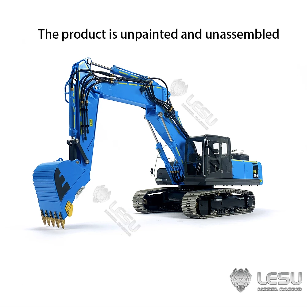 New Arrival LESU 1/14 RC Hydraulic Excavator for 3 Arms Kit Pc360 Electric Digger Unpainted Unassembled Toys for Boy