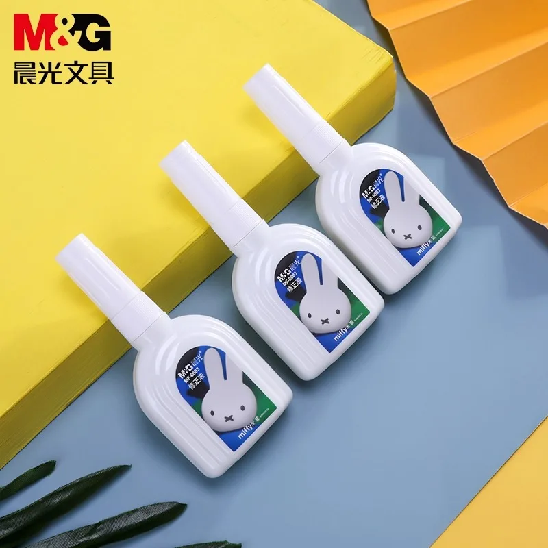 Líquido corrector M&G, 18 ml/palo, correcta errores, adecuado para uso escolar y de oficina