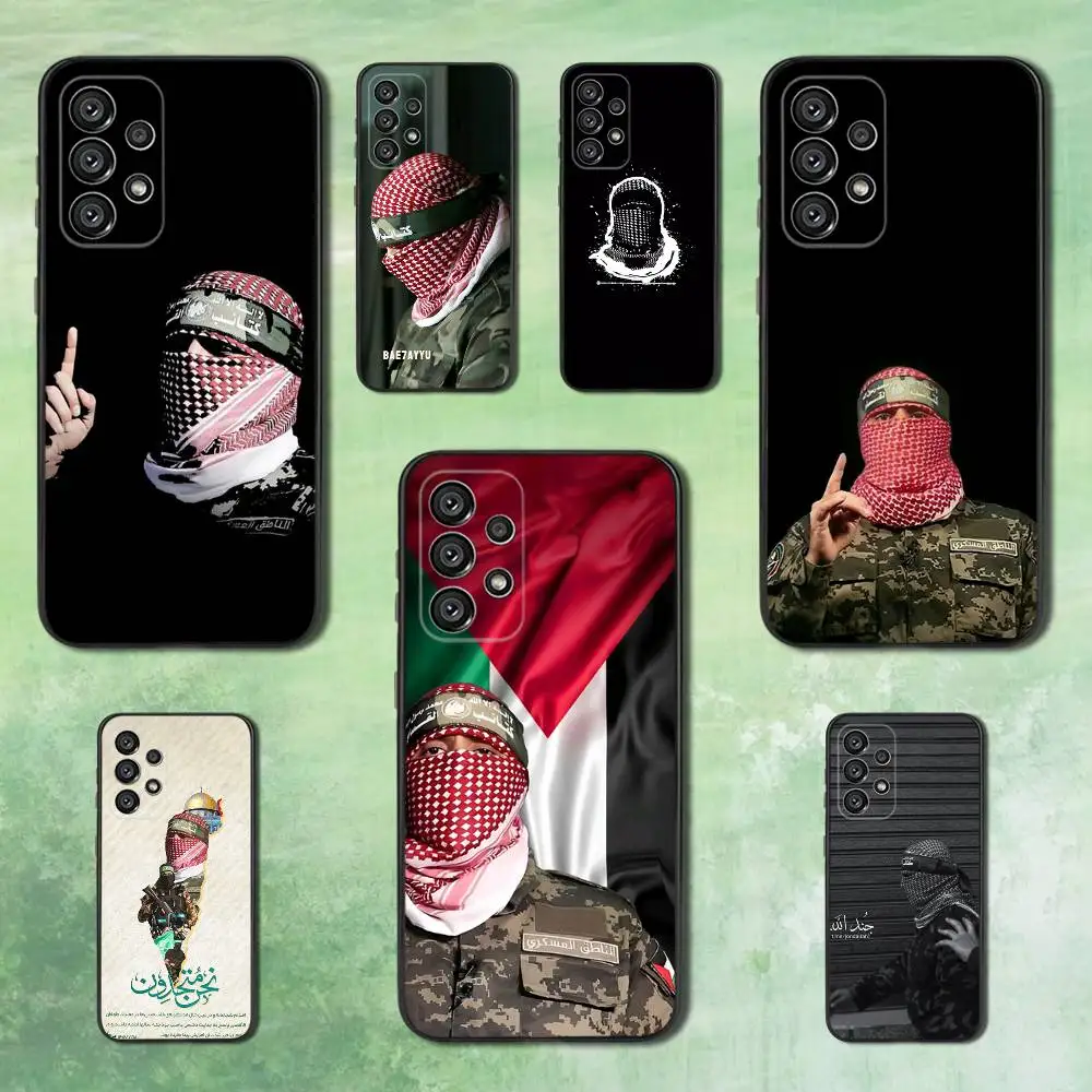 

A-Abu O-Obaidas For Samsung Galaxy A73,31,32,72,41,53,52,71,22,5G,Note,J7,8,9 Soft Black Silicone Phone Case