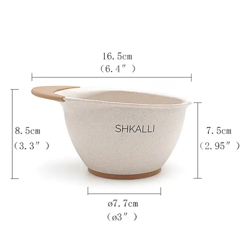 1 x Stor skål för blandning av hårfärgspasta Professionella salongsverktyg för hårfärgning Skål för hårfärgsfärgning 10 best sales hårfärgsskål - №7