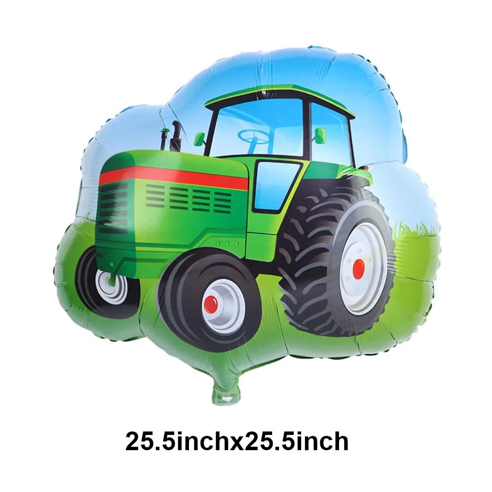 5 Stück/Set Große Traktor-Heliumballons 32 Zoll Nummer 1-9 Folienballons Bauernhof-Thema Geburtstagsparty-Zubehör Ballons Dekorationsmaterial – Detail 6