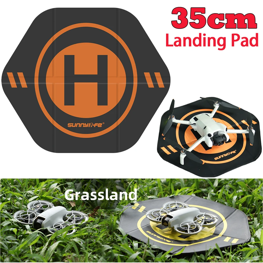 35 см посадочная площадка для дрона, универсальный складной посадочный коврик для дрона, двухсторонний парковочный коврик для дрона для DJI NEO/Mini4Pro, аксессуары для дронов