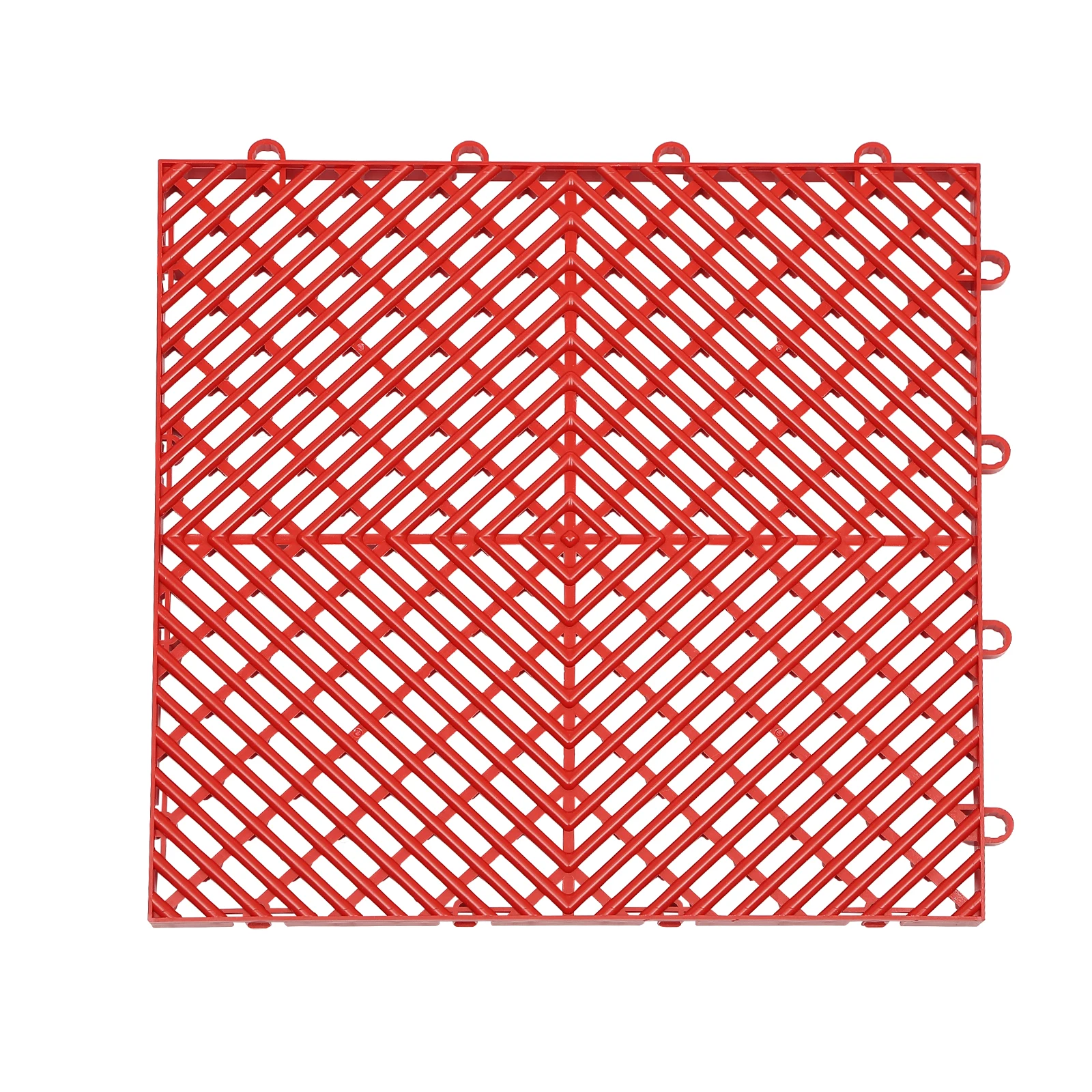 Tiles Interlocking 25PCS Red, Drainage Tiles 12x12x0.5 Inches, Deck Tiles Outdoor Floor Tiles, Outdoor Interlocking Tiles