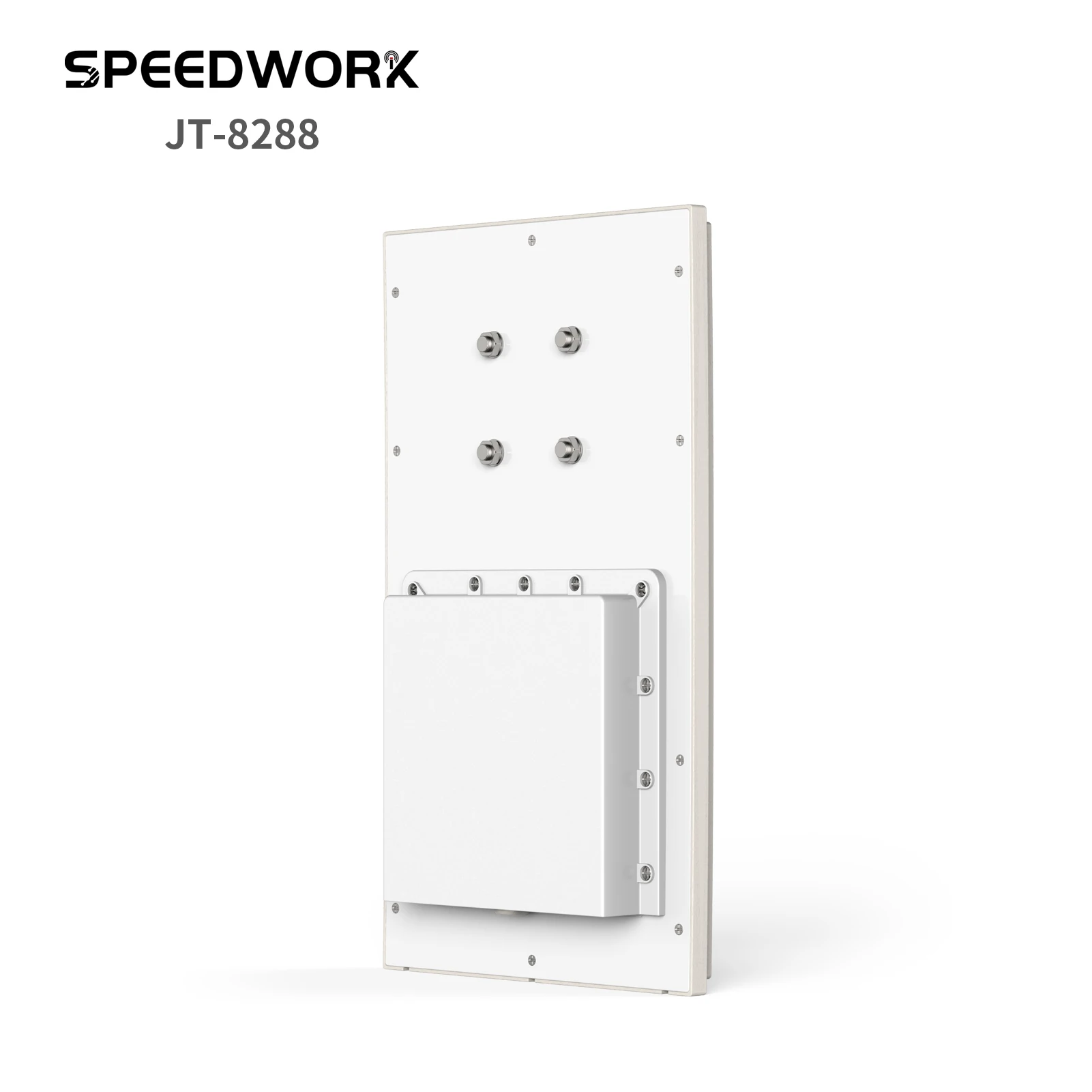 JT-8288A UHF RFID Integrated Reader 12V/3A Adaptor 10dBi RFID Tag Reader Inventory Tag Battery Powered RFID Reader