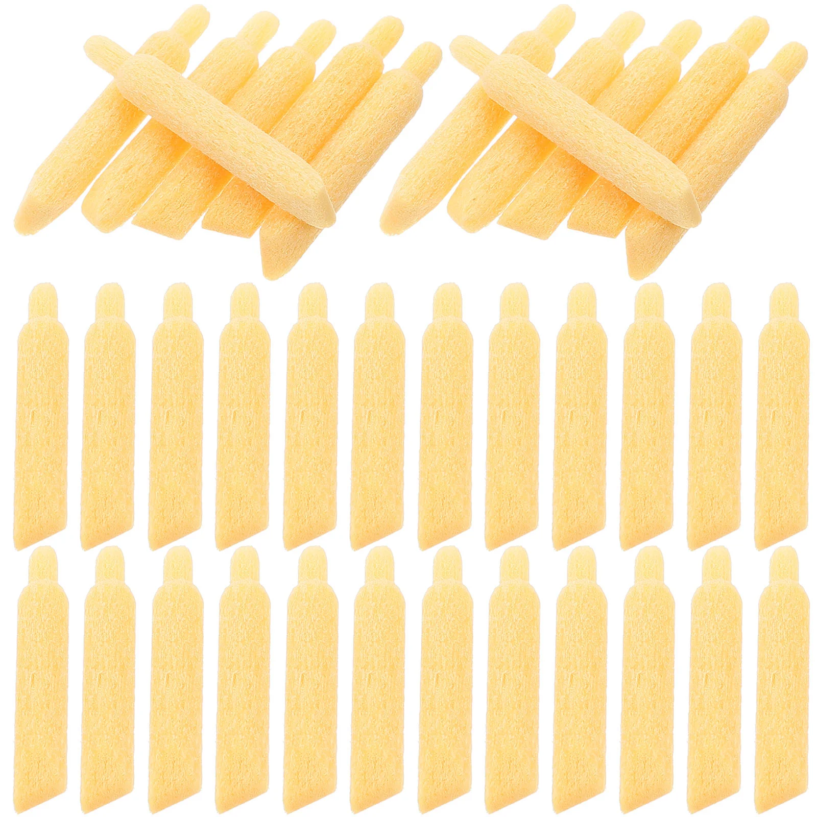 

50 Pcs Markers Soft Pen Replacement Nibs for Paint Pens Refillable Replacements Yellow Marking Child