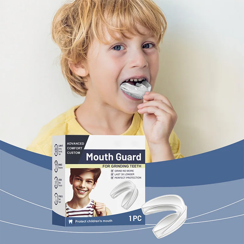 1PC Children's Tooth Protector Silicone Denture Modified Braces High-Fit Silicone Teeth Adjustment Wearing Braces Dental Care