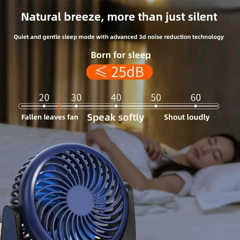 

Портативный настольный мини-вентилятор с 3 скоростями, технология Air Turbo, энергосберегающий ручной турбовентилятор Mini 360 ° Регулируемый USB-вентилятор с функцией подзарядки