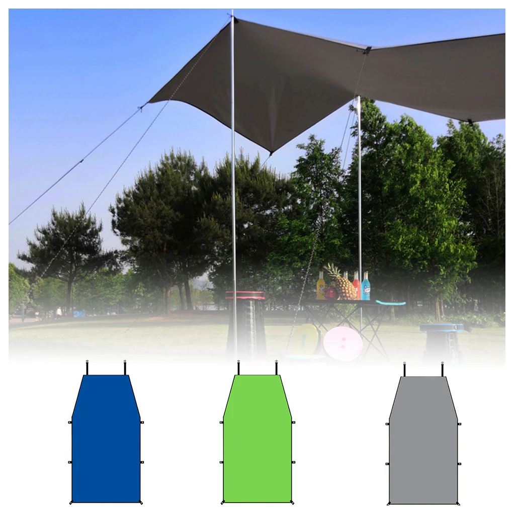 Waterproof Sun Shelters Car Side Awning Portable Height Adjustable Metal Rod Sunproof Car Tent Camping Barbecue Picnic Sunshade