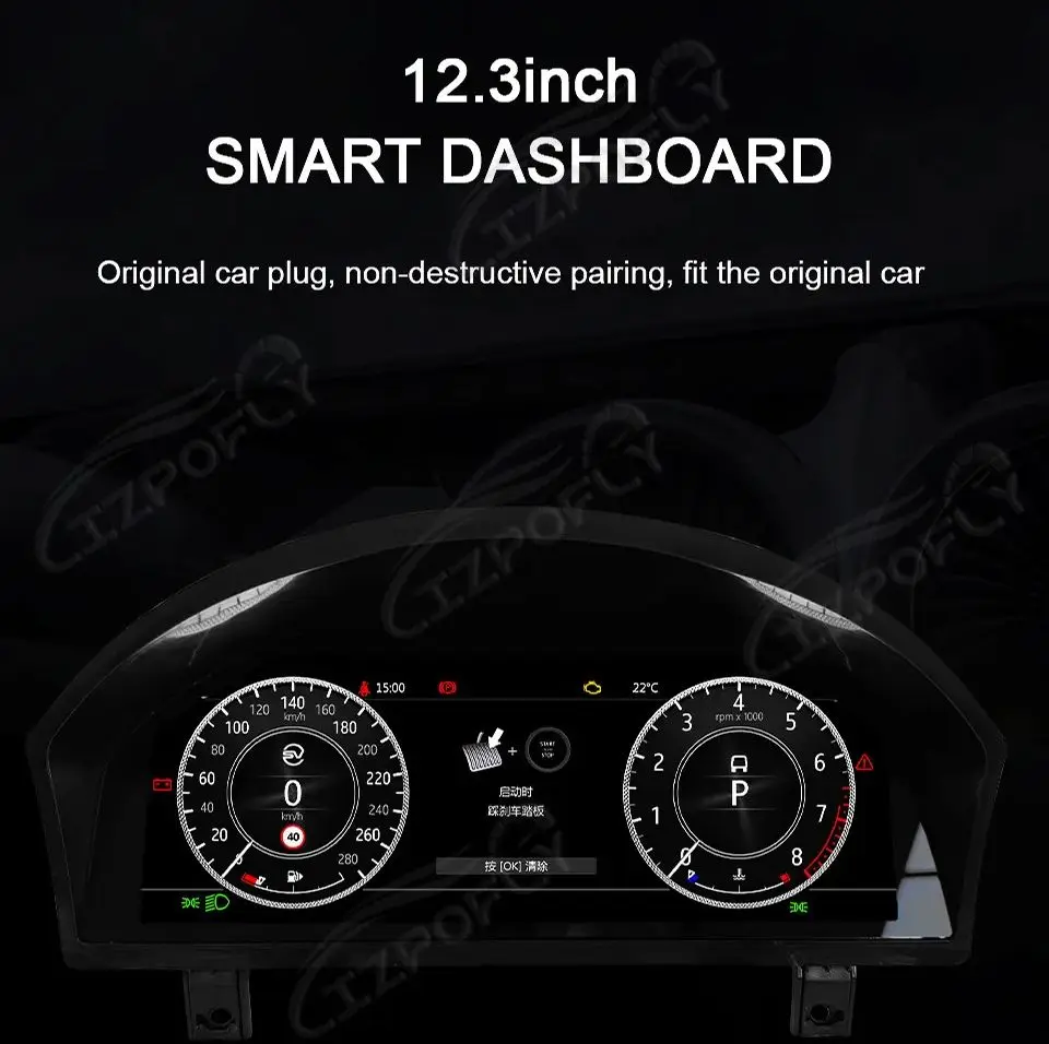 

LCD instrument Panel For Land Rover Range Rover Sport/Discovery 3 2005-2009 Instrument Panel Speedometer Virtual Cockpit