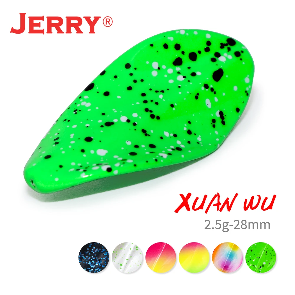 Jerry XuanWu Twisted Inline Spoon Twister Trout Fishing Lures Tengsten Area Lake Wild Stream