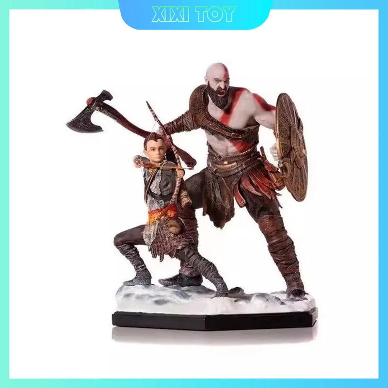 

Фигурки героев Kratos And Atreus God Of War, 20 см, ПВХ модель, коллекционные игрушки, орнамент, настольные украшения, статуя, подарок на день рождения