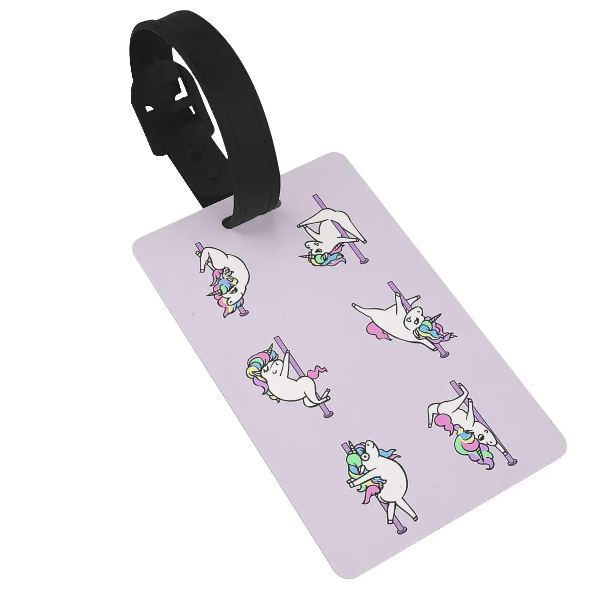 

Unicorn Pole Dancing Club Luggage Tags Suitcase Accessories Travel Baggage Boarding Tag Portable Label Holder ID Name Address