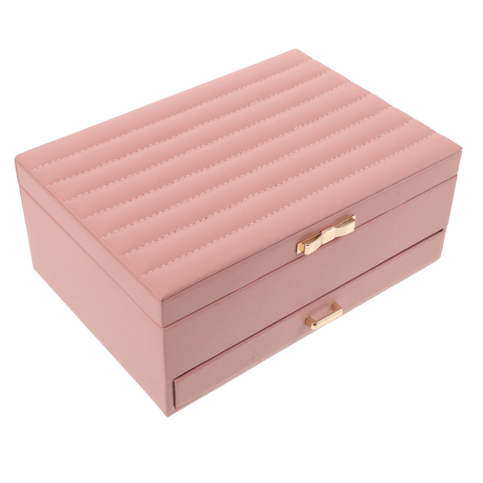 

Elegant Jewelry Storage Box Organizer for Women Large Capacity PU Material Travel Mini Jewellery Case Multifunctional