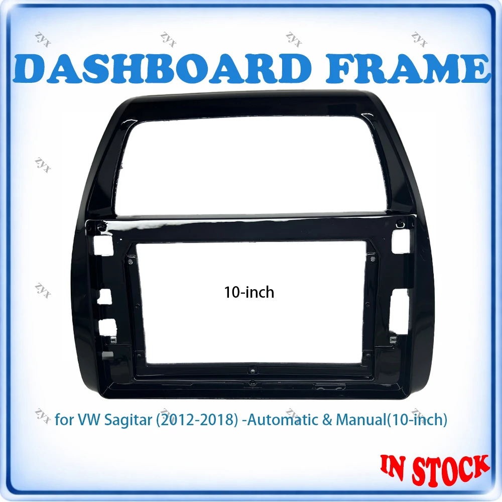 

Car Radio Fascia Frame For VW Jetta MK6 2012-2018 10 inch Stereo Panel Canbus Wiring Harness