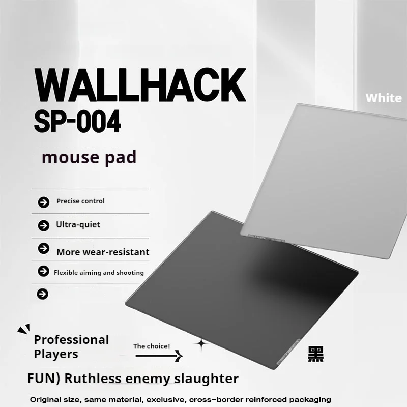 

reproduction WALLHACK SP004 Glass Mouse Pad Gaming Tempered Glass FPS CSGO Valorant Professional Mouse Pad