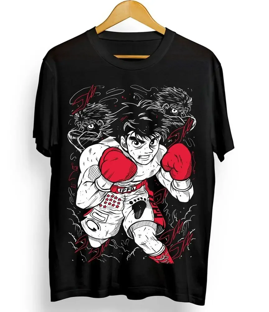 Hajime No Ippo T-shirt Kamogawa Boxing Gym Ippo Makunouchi Kbg Sport Shirt