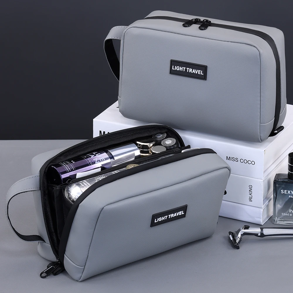 Waterproof Handheld Makeup Bag - Travel Accessories Kit For Men ulasan dan harga