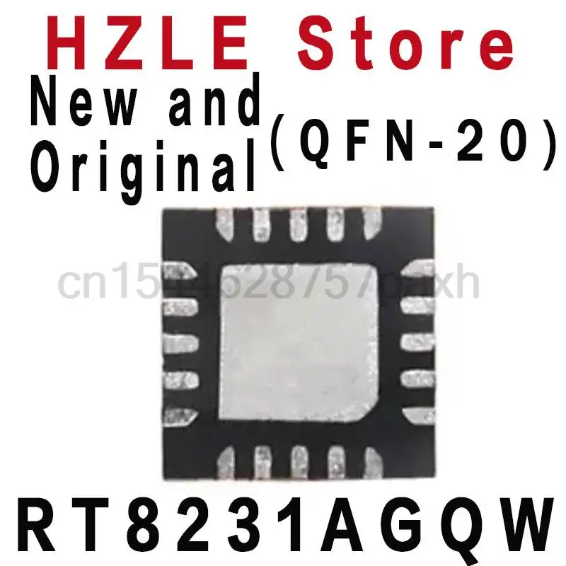 10 SZTUK Nowe i oryginalne RT8231A (24=2D 24=1A 24=EE 24=...) QFN-20 RONNY IC RT8231AGQW