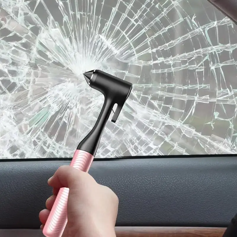 เครื่องมือทุบกระจกรถยนต์เครื่องอเนกประสงค์ตัดเข็มขัดนิรภัยรถยนต์