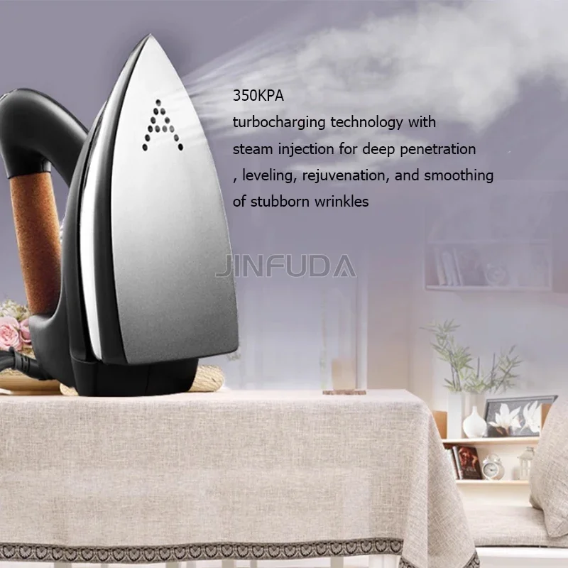 Powerful 1900W large water tank laundry anti drip vertical wireless steam iron station cordless electric iron