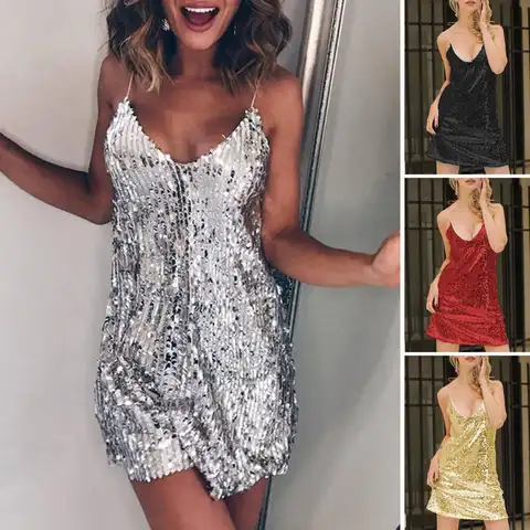 आकर्षक ग्रीष्मकालीन पोशाक घुटने से ऊपर ठोस रंग सेक्सी महिला चांदी के रंग सेक्विन मिनी पेंसिल पोशाक बॉडीकॉन पोशाक कमर तंग 6 best sales चांदी के कपड़े - №3