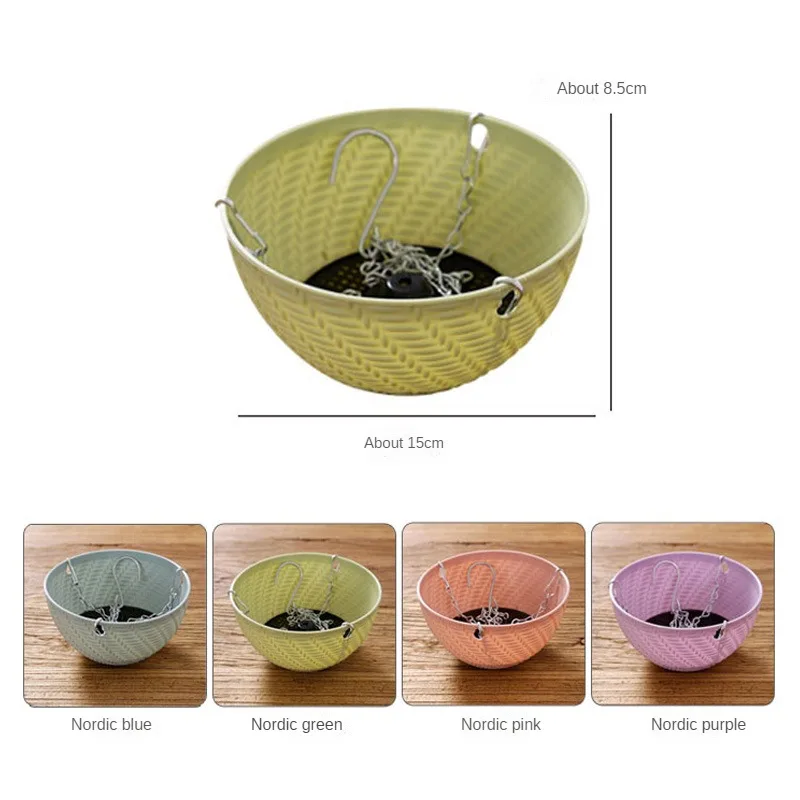 

Plastic Hanging Basket Flower Pot Hanging Succulent Plant Basket Hanging Basket For Chlorophytum Comosum