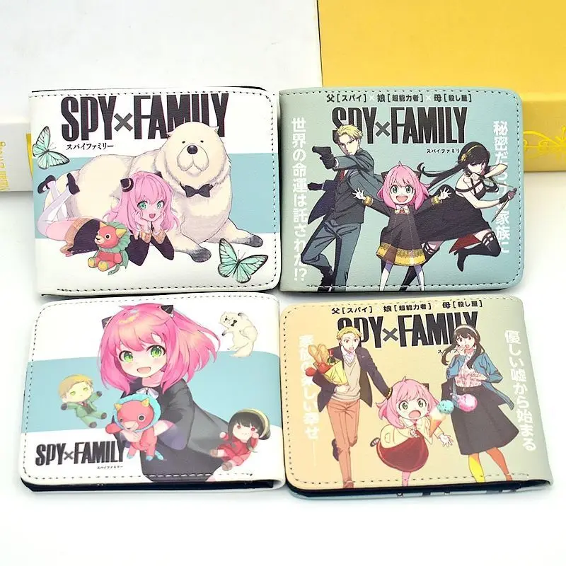 

New Spy X Family Wallet Aniya Joel Lloyd Twilight Student Merchandise Card Holder Coin Purse Anime