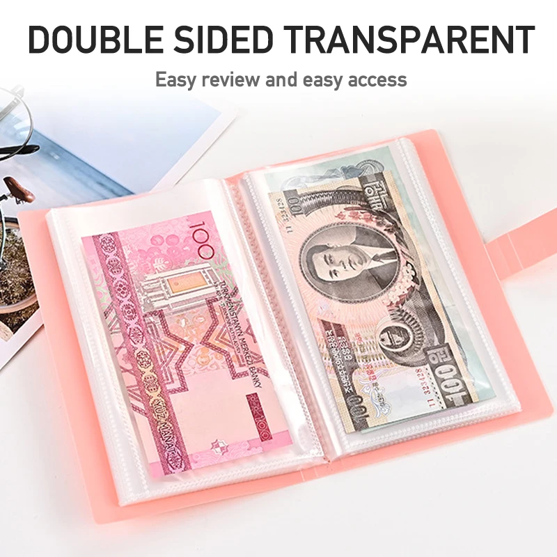 100 Pieces Of Paper Currency Collection Book Coin Collection Commemorative Note Banknote Album Book Album For Money Banknotes