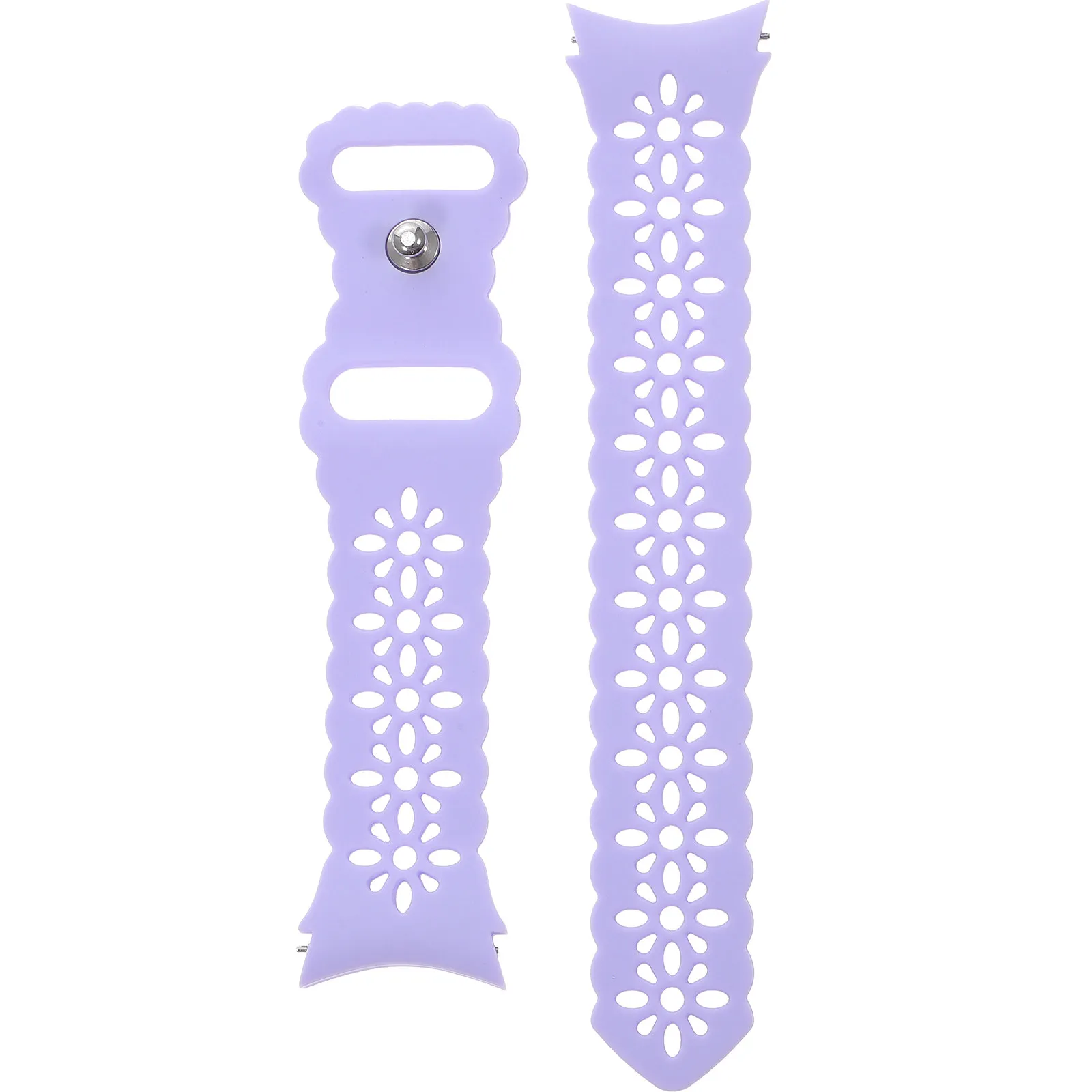 Premium Silicone Watch Band for Women Elegant Adjustable Wear-Resistant Replacement Strap Compatible with Samsung Watch 4 5