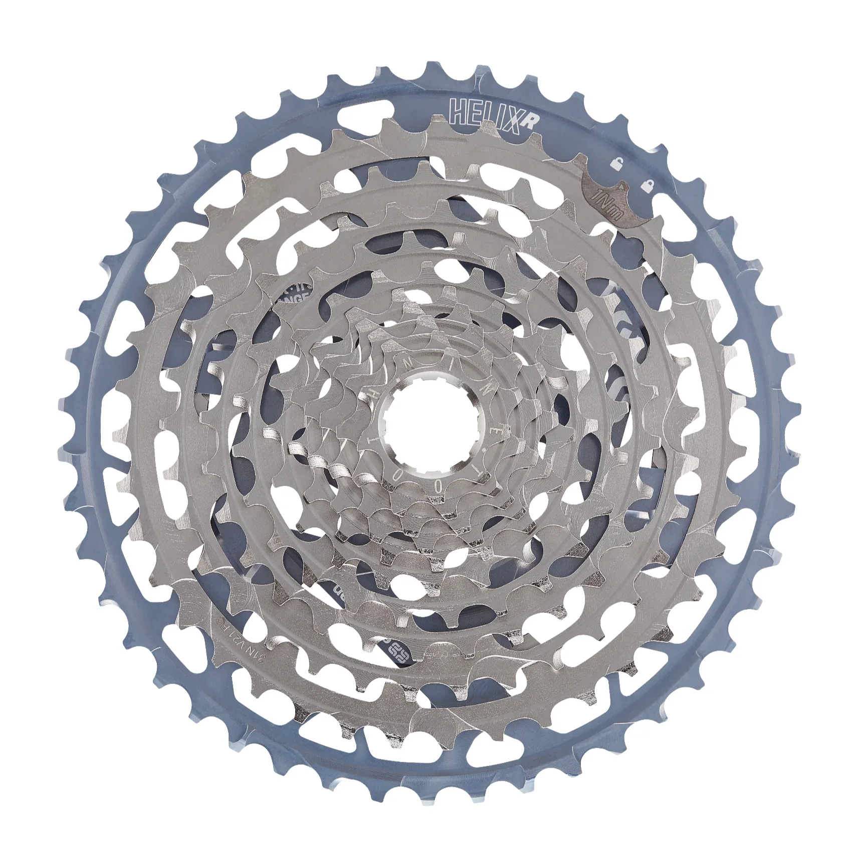 ethirteen Helix Race 11-Speed 9-46T Cassette 11-speed, 511% Range, 370-Grams 1 aluminum cogs, 10 steel cogs