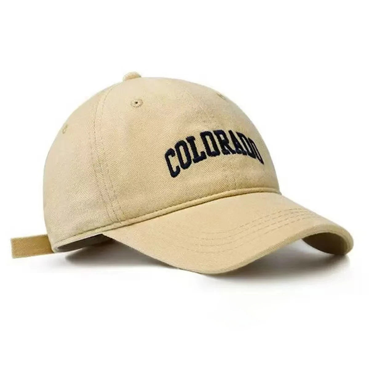 Unisex COLORADO Baseballkappen mit Buchstabenstickerei, Frühling und Herbst, für den Außenbereich, verstellbare Freizeithüte, Sonnenschutzhut, Sportkappe – Detail 3