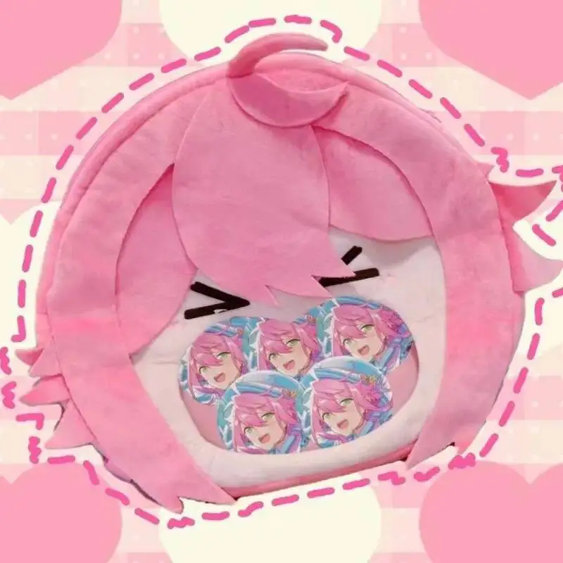 

Game Ensemble Stars Cosplay Tori Himemiya Transparent Campus Zipper Big Mouth Cartoon Backpack Messenger Bags Shoulder Bag