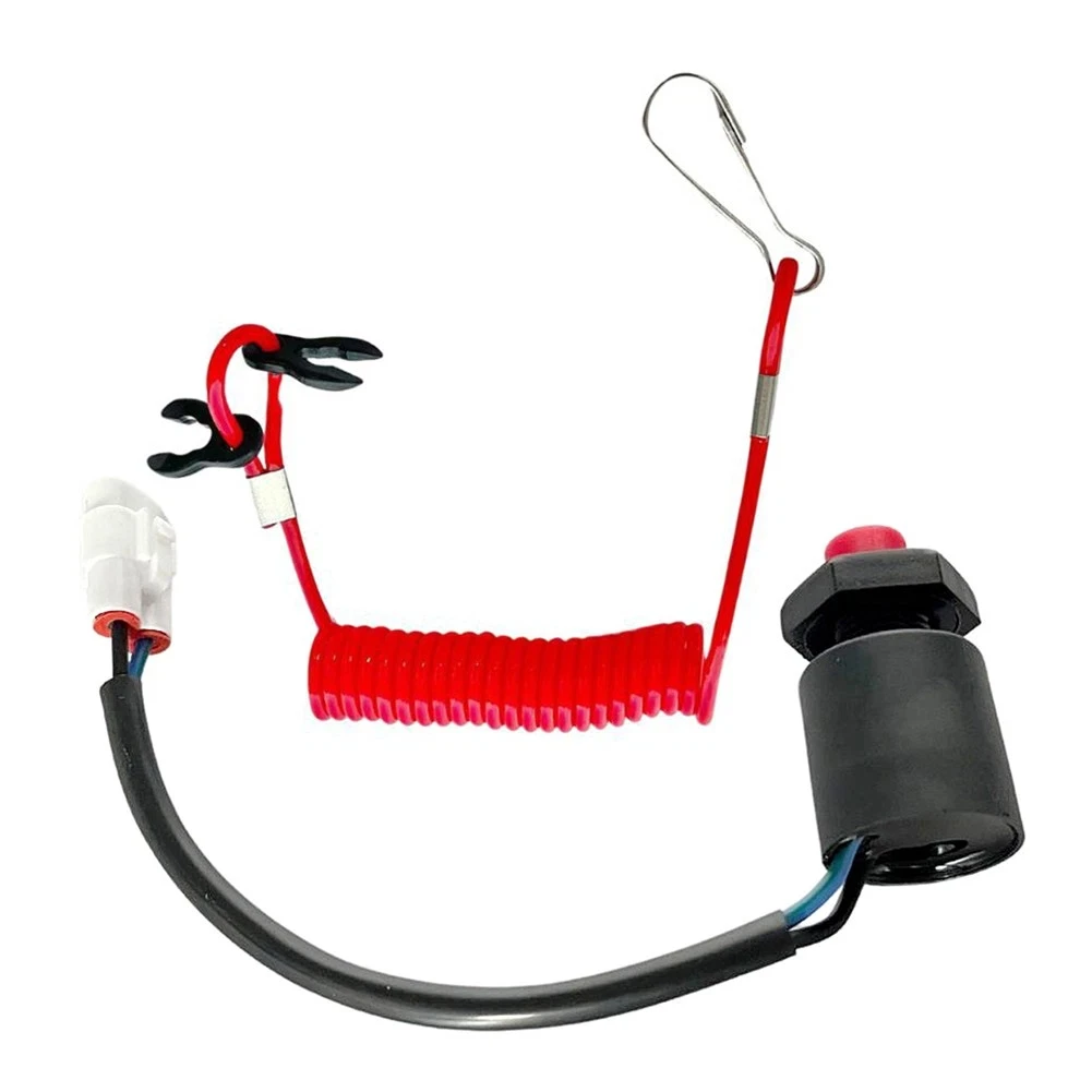 

Outboard Motor Engine Safety Stop Switch Tether Compatible With For 8-300HP 4 Cycle Engines Part Number 37For 820-93J00