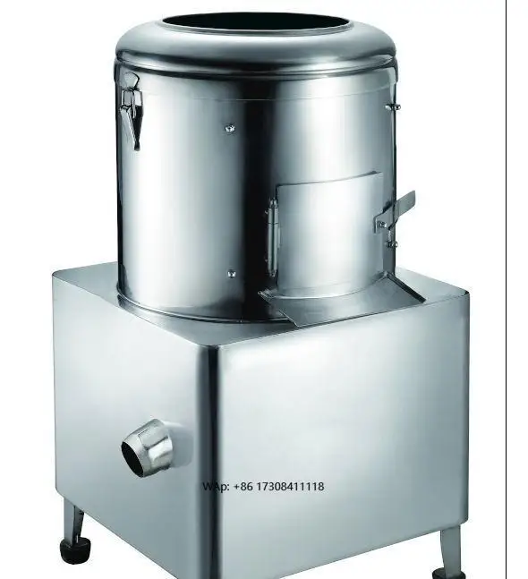 Automatic Potato Washing Machine Commercial Vegetable Peeling Machine Automatic Stainless Steel Electric Peeling Machine