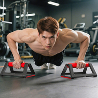 2Pcs Push-up Stand Workout Stands Non Slip Pushup Handles Heavy Duty Push-up Bracket Ergonomic for Body Building