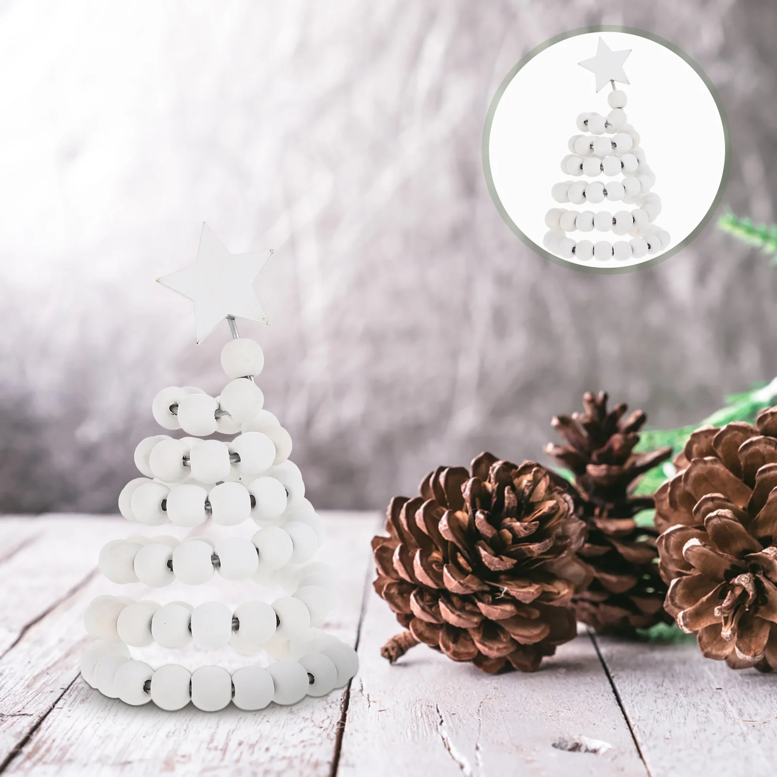 

1Pcs Adorable Tree Ornament Fine Workmanship Xmas Desk Adorn Perfect Holiday Decor Home Office Desktop Decor Desktop Adornment