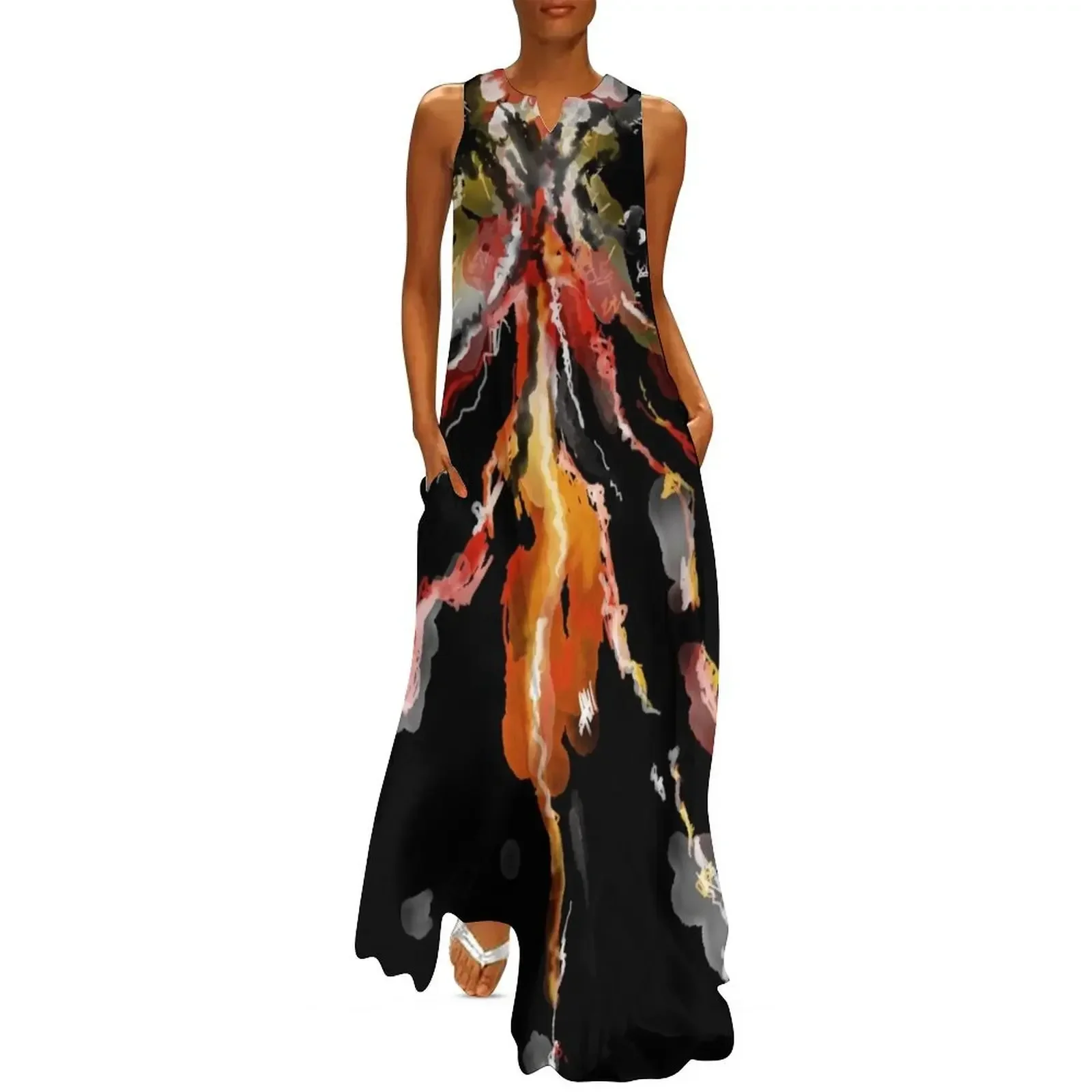 

Volcano Long Dress dresses summer woman 2025 Dance dresses Cocktail of dresses cute dress Dress