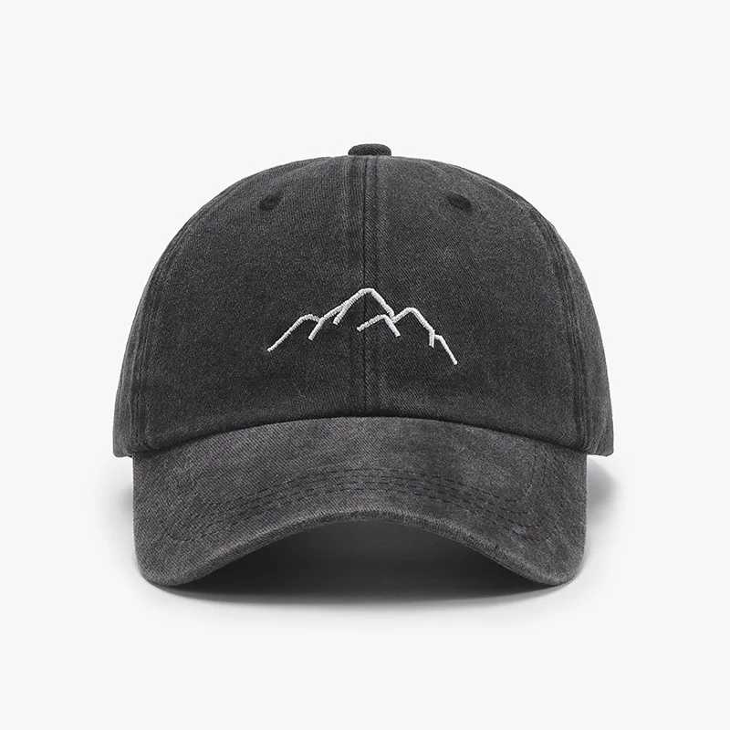 Baseball Cap for Men Women Soft Washed Cotton Mountain Range Embroidery Dad Hats Fashion Outdoor Sports Golf Caps Dropshipping