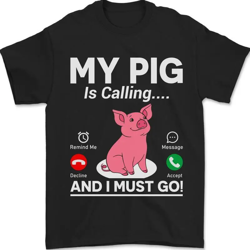 Mein Schwein Ist Aufrufen And I Senf Go Lustig Landwirtschaft Herren T 100 % T shirt