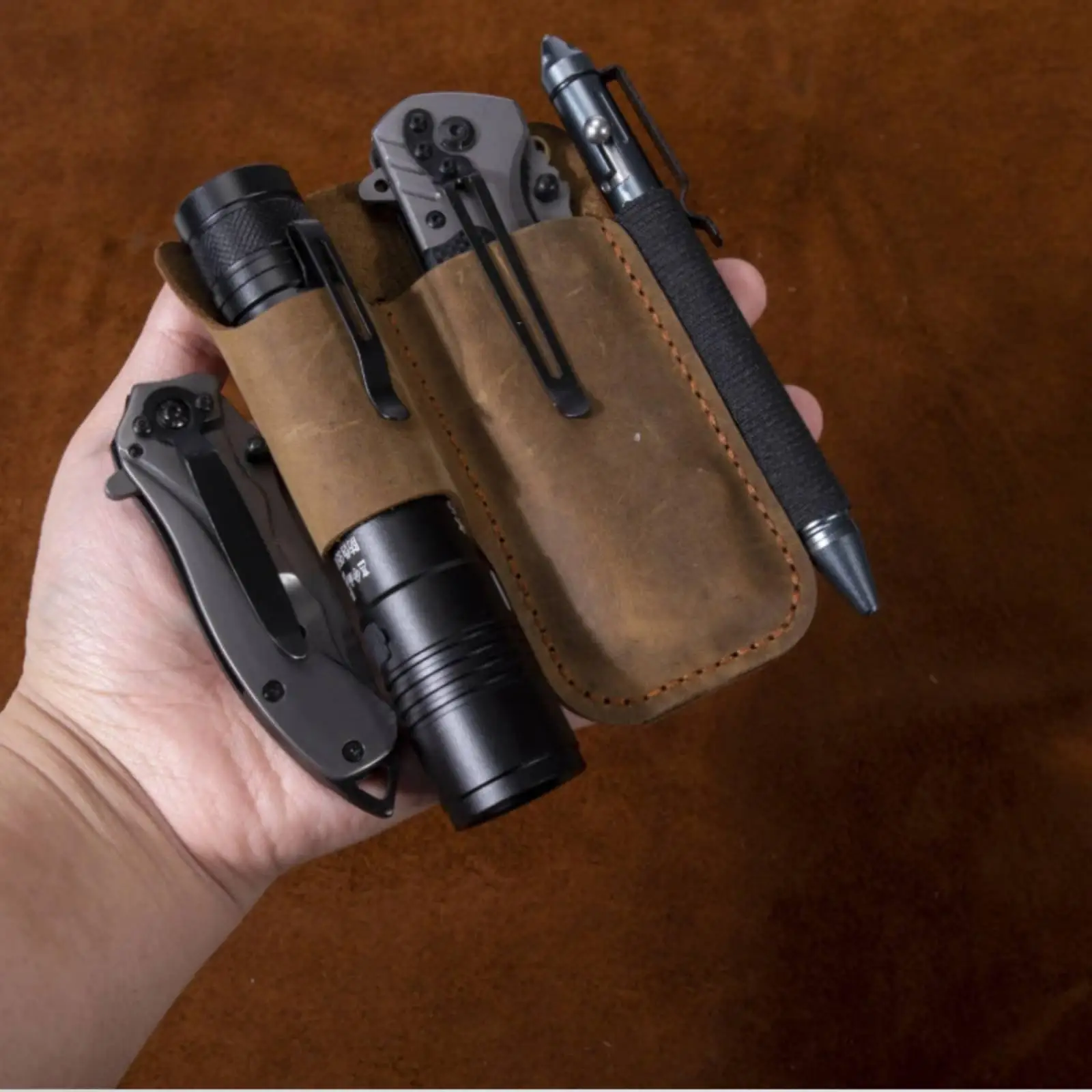 Multi-Functional Utility Pouch Tool Pouch Quick Access Sheath for Campers, Hikers, Outdoor, Camping, Work