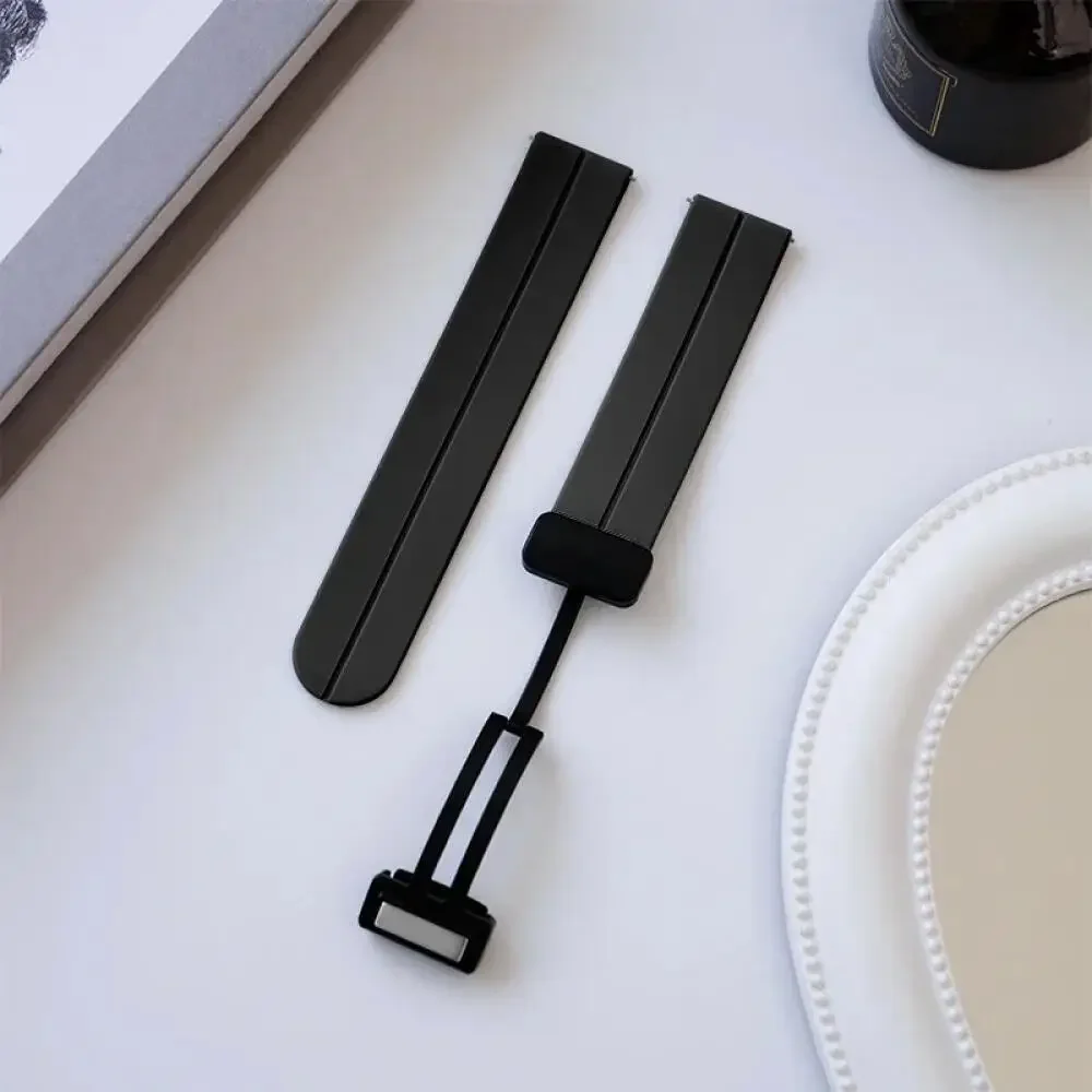 Pulseira de fecho magnético de silicone 22mm para cmf da nada watch pro 3 2 1 pulseira para huawei watch gt5 gt4/xiaomi s4 s3 s2 s1