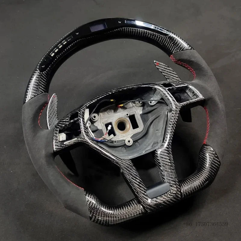 

Руль из карбона, подходит для BENZ GT C63 G63 E63 C43 C45 C280 W206 W204 W212 W222 W221 GLE C280 W205 GLE W167 W177 W213