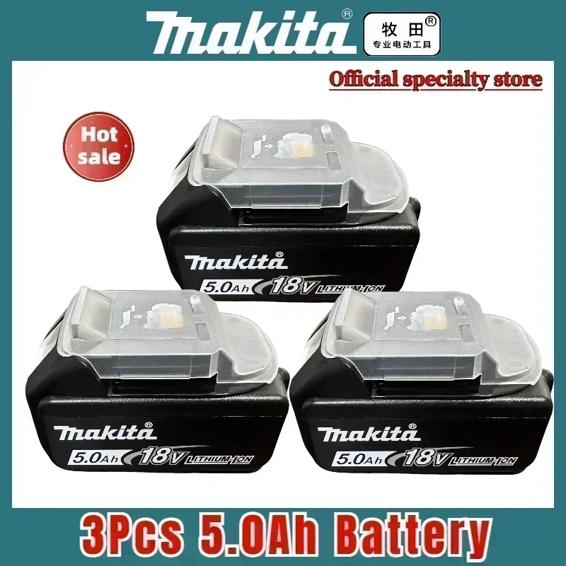Originele 6AH Makita BL1860 6ah accu voor elektrische gereedschappen, Li-ion vervangende accu LXT BL1850 BL1840 voor 18V schroevendraaier met BMS 18v accu ❈