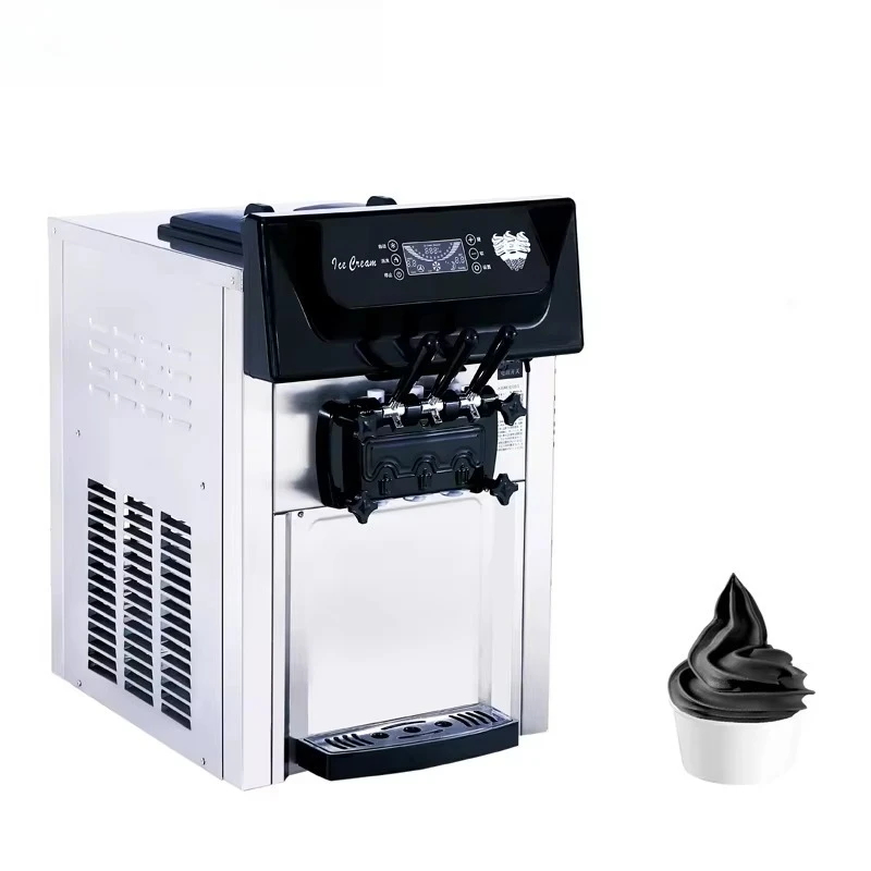 Commercial 3 Flavor Ice Cream Soft Ice Cream Maker Machine Ice Cream Filling Machine